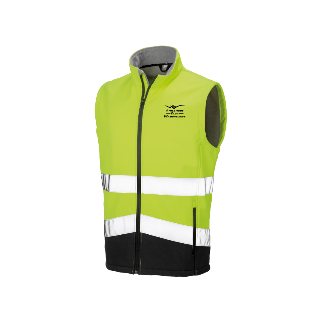 OFFRE CLUB ! Gilet Softshell 3 couches Haute Visibilité
