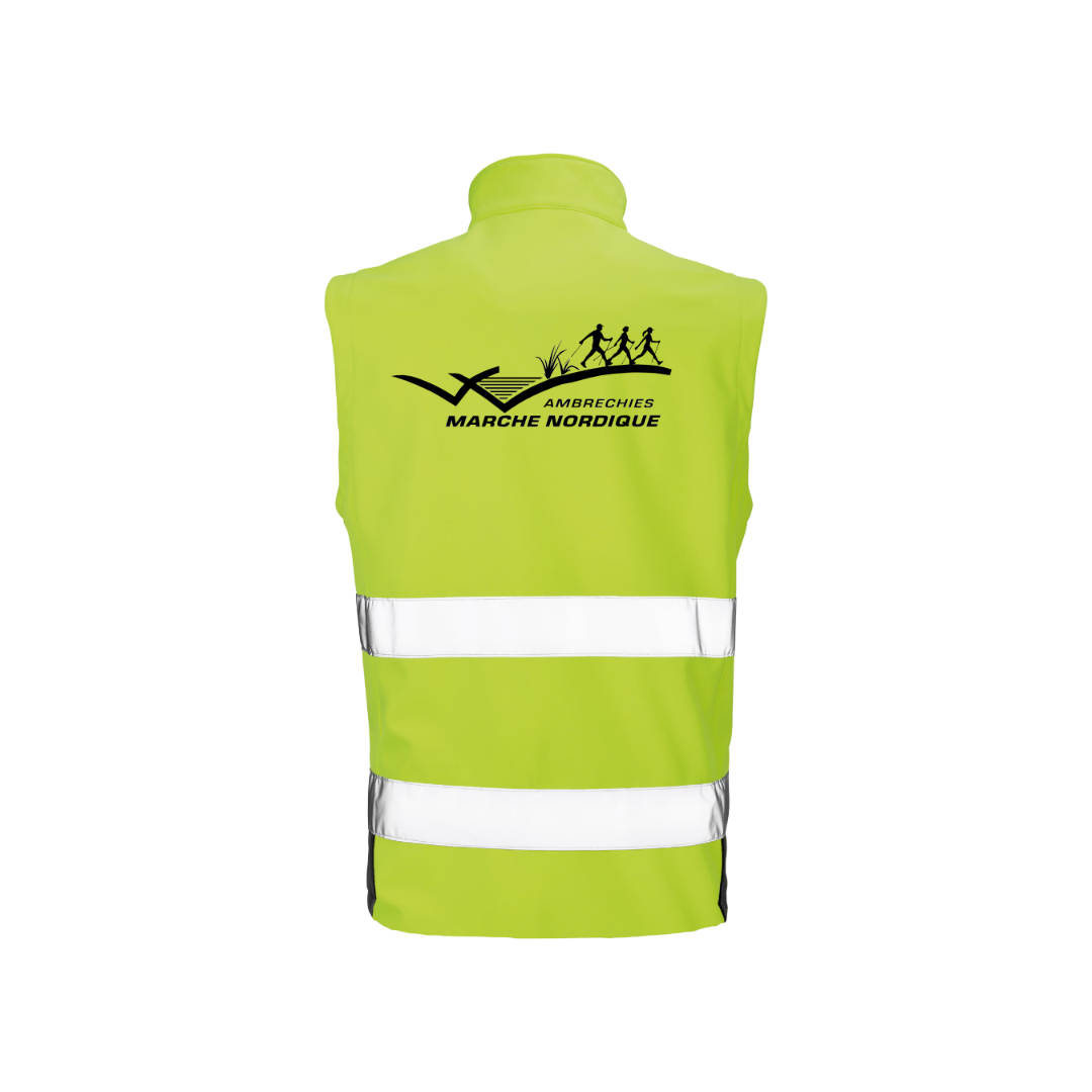OFFRE CLUB ! Gilet Softshell 3 couches Haute Visibilité